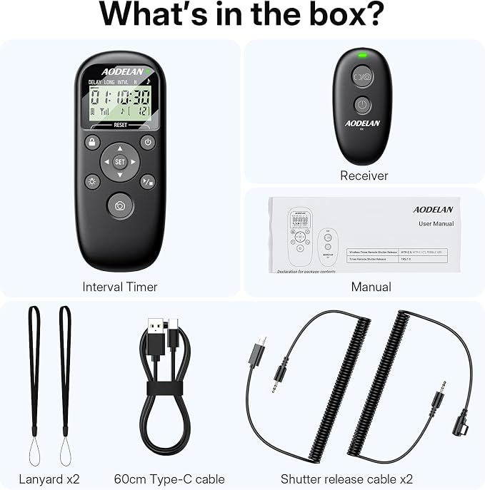 for Sony Camera Rechargeable Remote Shutter Release - Image 9