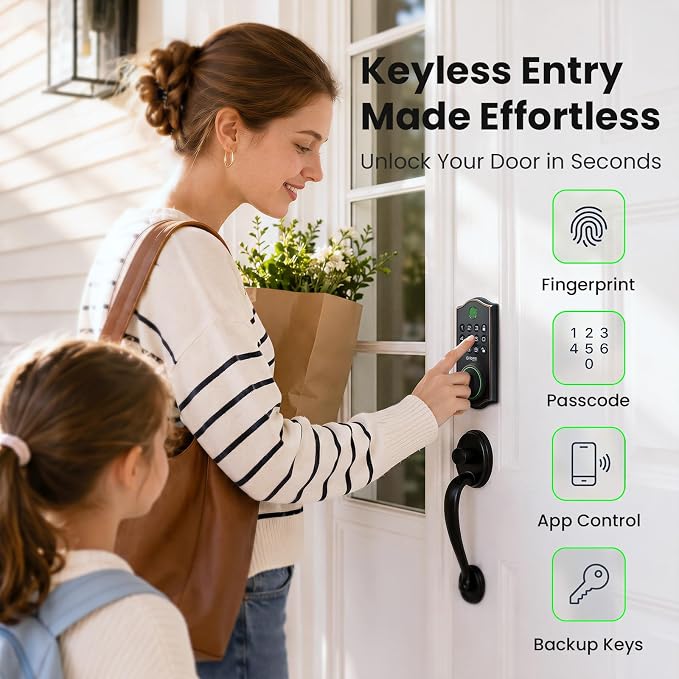 GHome Smart Fingerprint Door Lock - Image 2