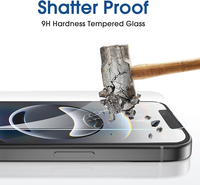 amFilm Auto-Alignment OneTouch for iPhone 17e / iPhone 16e Screen Protector + - Image 4