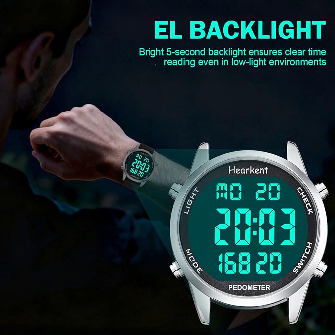 Pedometer Watch for Walking for Senior No App Required - Image 4