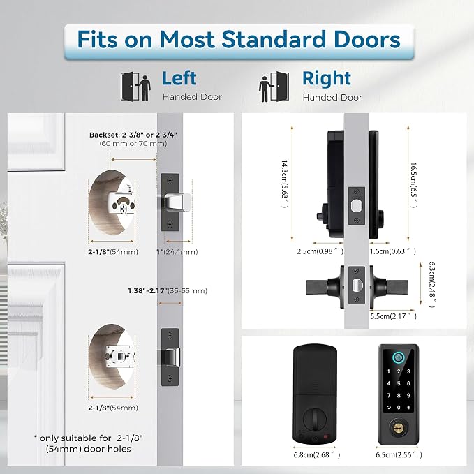 BEBASIA Smart Fingerprint Door Lock - Image 4