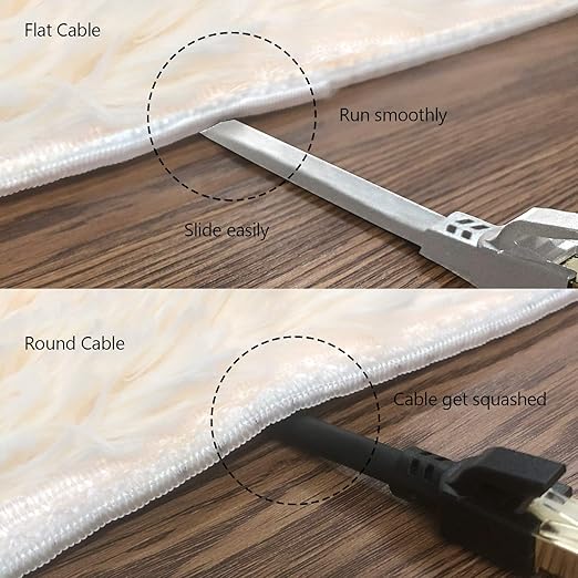 Jadaol Cat 8 Ethernet Cable 15 ft, 40Gbps 2000MHz Flat RJ45 S/FTP LAN Patch - Image 5