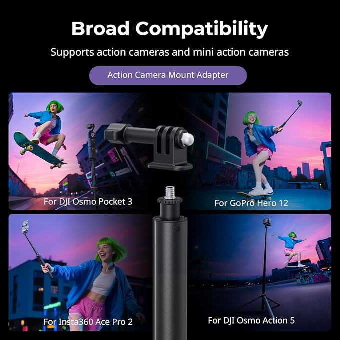 SmallRig 59" Extendable Selfie Stick Tripod - Image 5