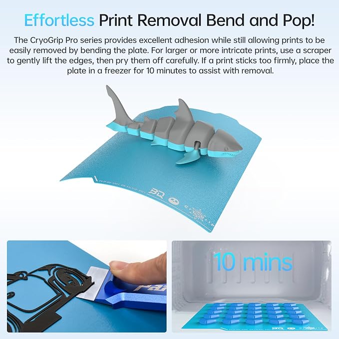 BIQU CryoGrip Pro Frostbite for Bambu-Lab A1 Mini 3D Printer 184x184mm Cold - Image 5