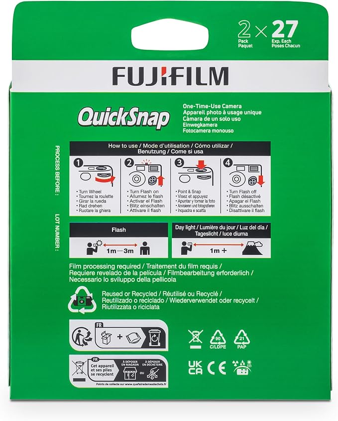 Fujifilm QuickSnap Flash 400 One-Time-Use Camera - Image 4