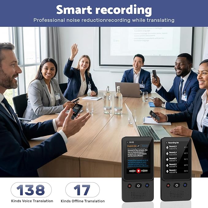 Language Translator Device, Voice Ai Translator Device T21 Wi-Fi Available - Image 4