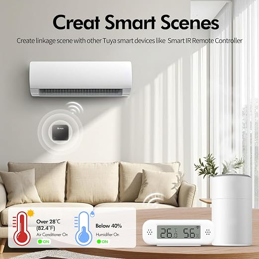 eMylo WiFi Thermometer Hygrometer Sensor, Smart Wireless Indoor Temperature - Image 5