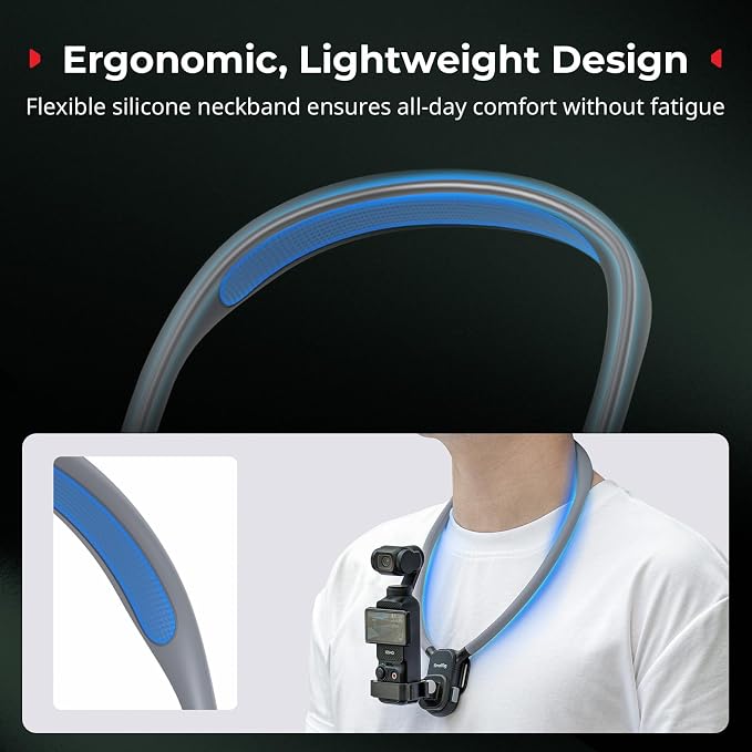 SMALLRIG Magnetic Neck Mount for DJI Pocket 4/3/OSMO 360/Nano/Action 6/5 Pro/4 - Image 6