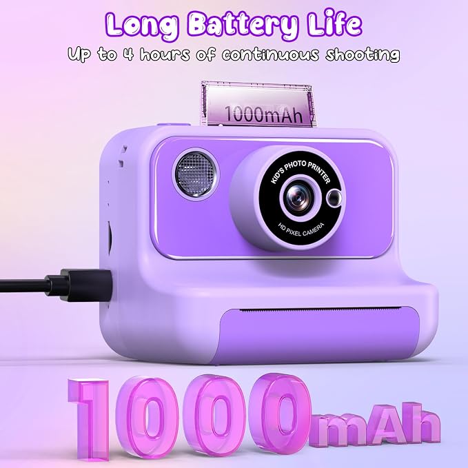 Kids Camera Instant Print, Christmas Birthday Gifts - Image 5