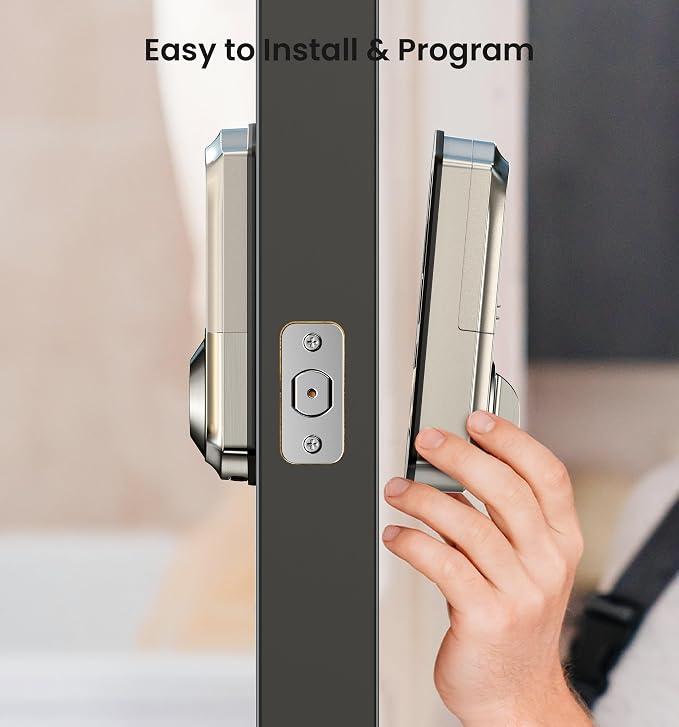 Veise VE017 Fingerprint Smart Door Lock, App Control, 8-in-1 Keyless Entry - Image 15