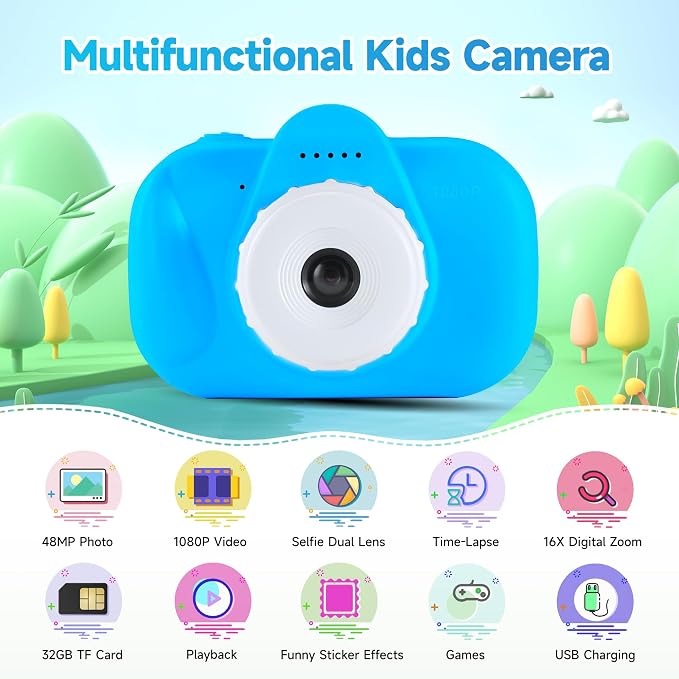 Toddler Camera Kids Camera Christmas Birthday Toy Gifts - Image 2