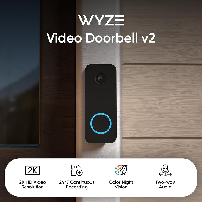 Wyze Video DOORBELL V2 Security Camera - Image 2