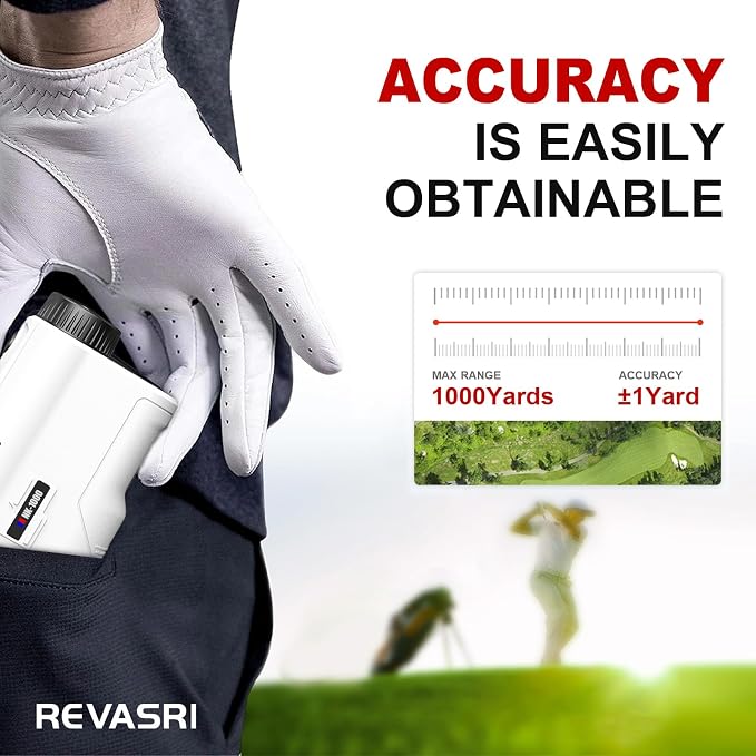 REVASRI Golf Rangefinder with Slope and Pin Lock Vibration, External Slope - Image 5