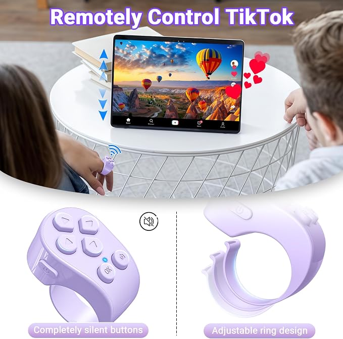TikTok Scrolling Ring Remote Control, Page Turner - Image 3