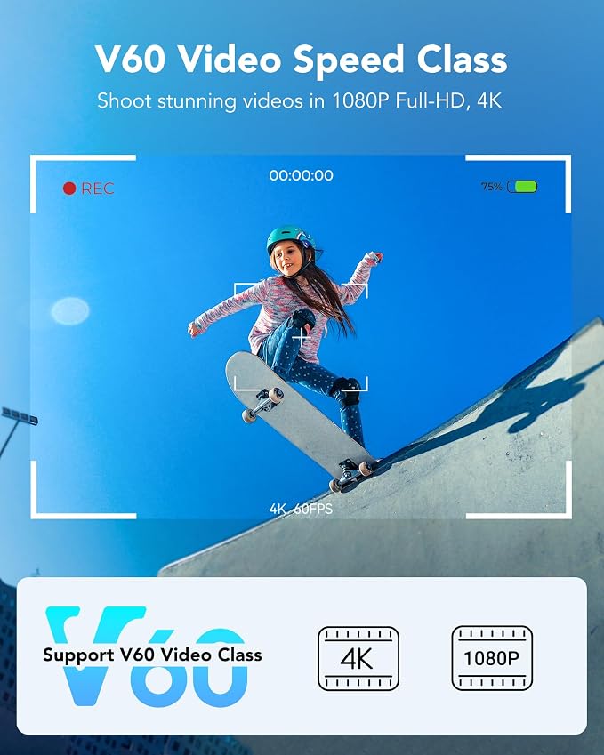 Lexar 128GB Professional Silver PRO SD Card, Full HD, - Image 5