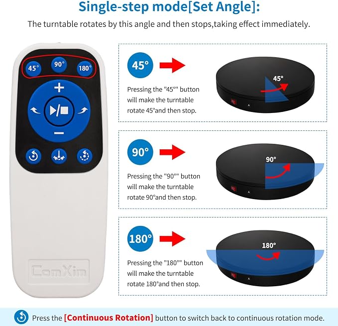 Remote Motorized Electric Turntable Rotating Display Stand Spinning Rotating - Image 4