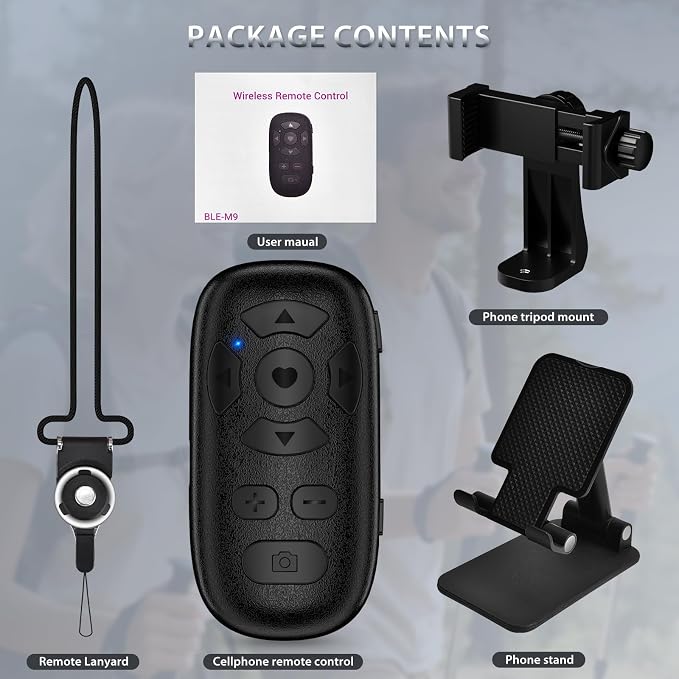 Wireless Camera Remote Control for iPhone & Android, TikTok Scrolling Remote - Image 8