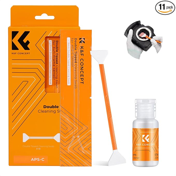 K&F Concept 16mm APS-C Sensor Cleaning Kit, Mirrorless Digital Camera Lens by KFCONCEPT