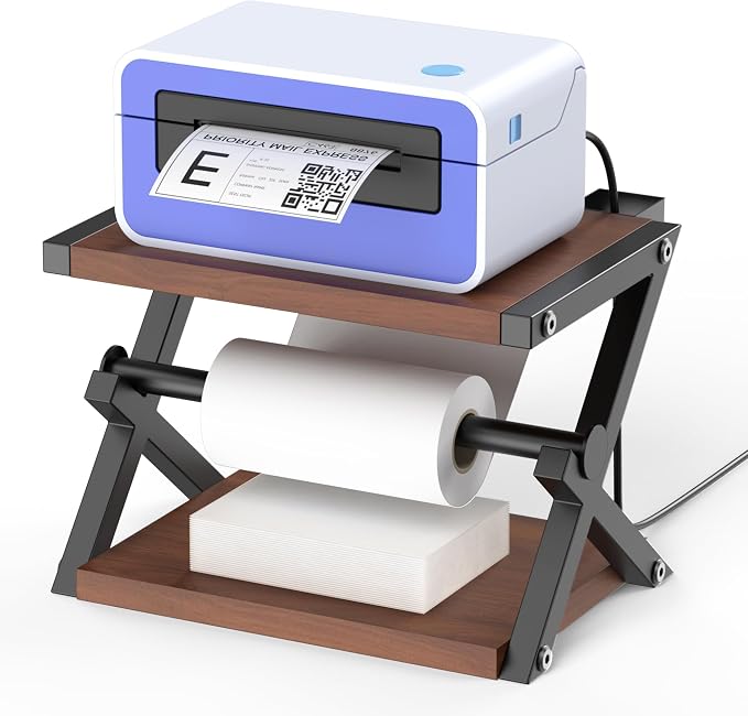 Alyoen Label Holder for Rolls and Fan-Fold Labels, Thermal Shipping Label by Alyoen