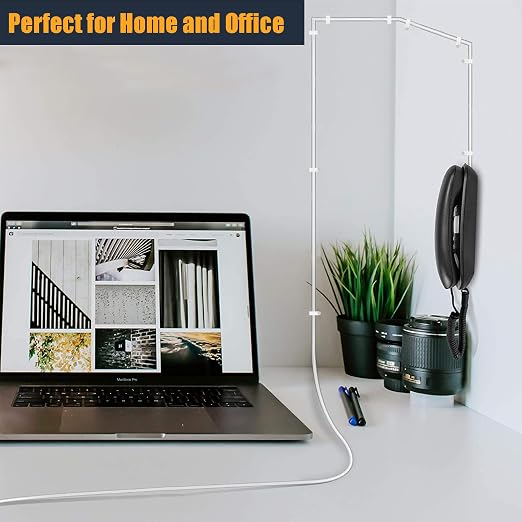 25FT Telephone Extension Cord Cable, Landline Phone Line Wire - Image 7