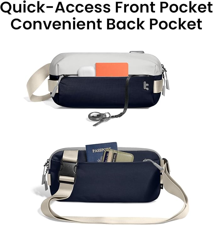 tomtoc Compact EDC Sling Bag 3L-10L, Minimalist Crossbody Bag Chest Shoulder - Image 6