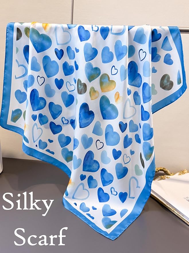 Silky Scarf for Women Lightweight Satin Bandanas Neck Hair Wrap For Sleeping - Image 5