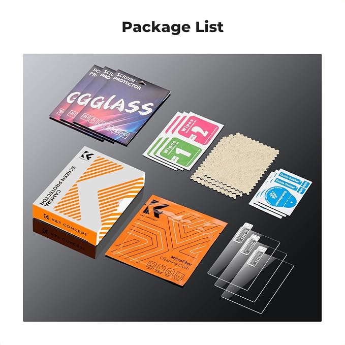 K&F CONCEPT 3pcs Screen Protector Compatible - Image 4