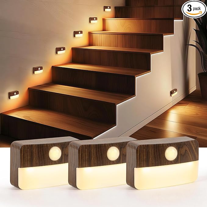Guankai 3 Pack Motion Sensor Stair Light by Guankai
