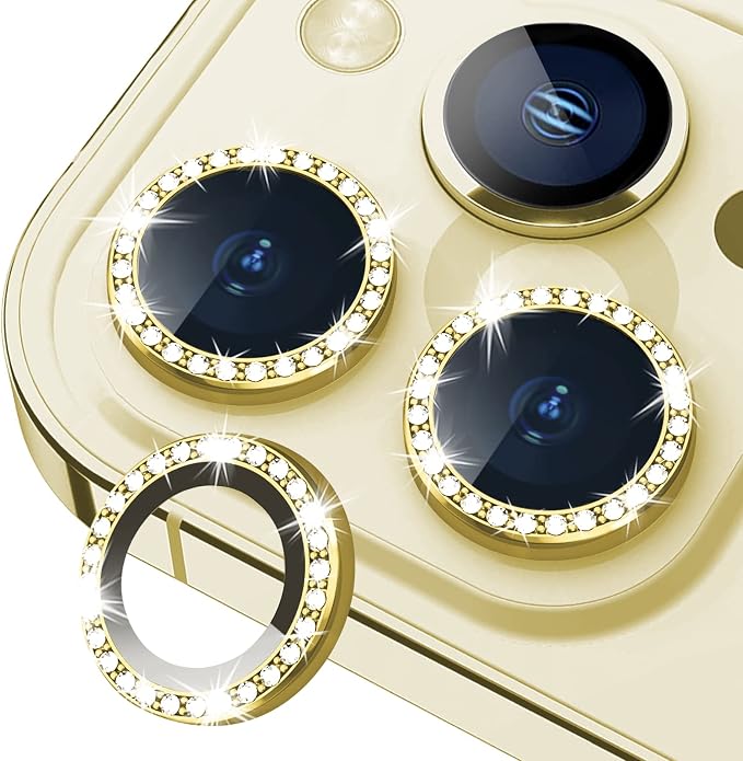 Bling Diamond Individual Camera Lens Protector by Xfilm