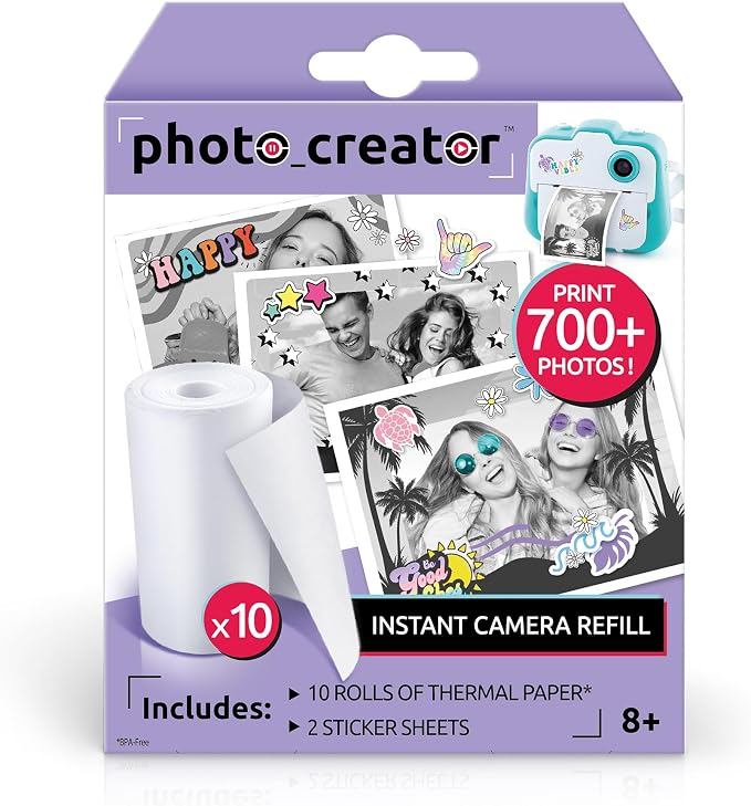 Canal Toys Photo_Creator Instant Print Camera Refill set- includes 10 rolls of - Image 2