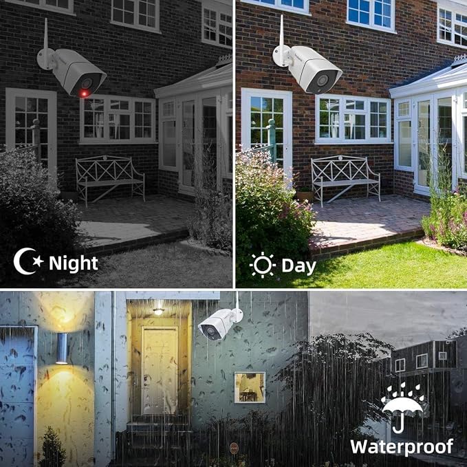 Firstrend WiFi Wireless Security Camera System, 8Ch NVR - Image 2