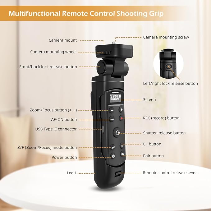 for Sony Tripod Wireless Shooting Grip - Image 8
