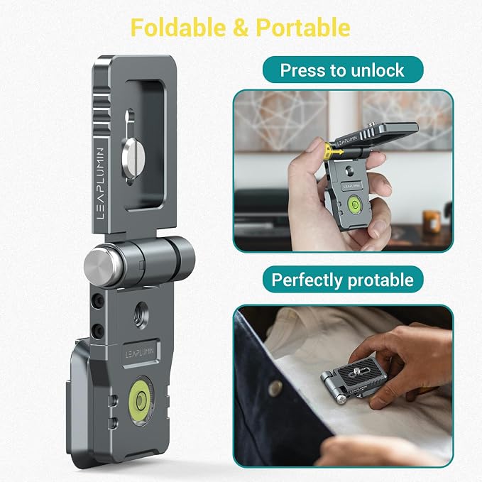 Foldable DSLR Camera L Bracket，Lightweight Camera L Bracket Vertical Horizontal - Image 4