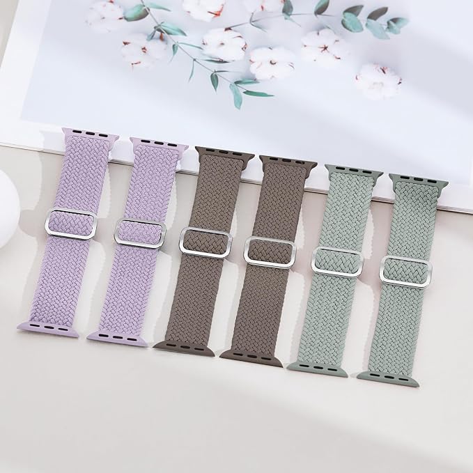 6 Pack Braided Stretchy Bands Compatible - Image 6