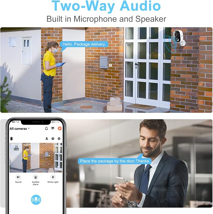 DCT Security Cameras Wireless Outdoor: WiFi Battery Cameras - Image 2