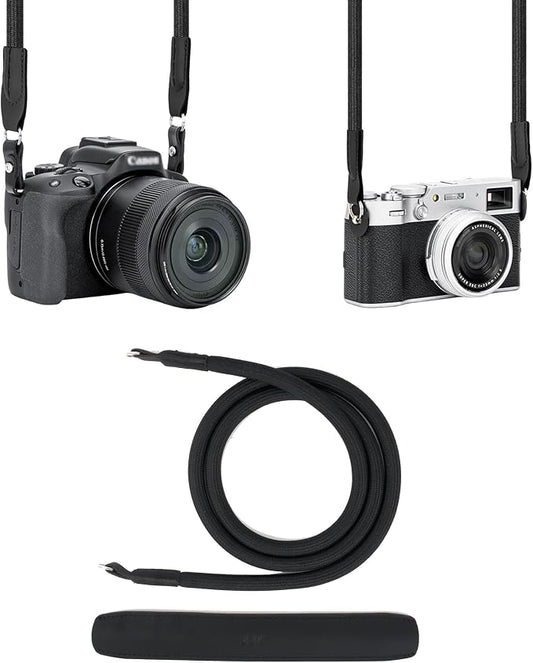 JJC 100cm Braided Rope Camera Strap, Soft Neck Shoulder Strap by JJC