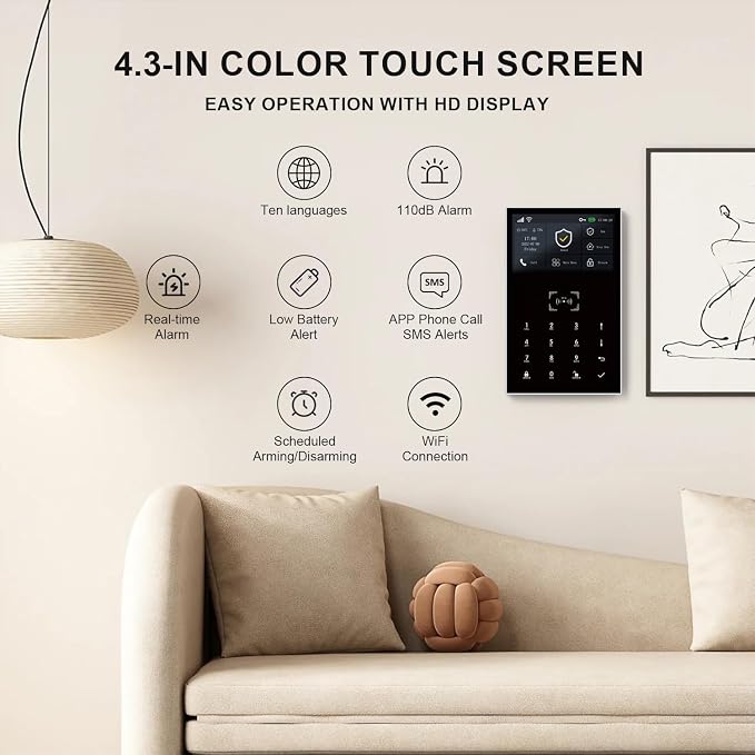 PGST 2026 Home Alarm System, 120dB Alarm System - Image 4