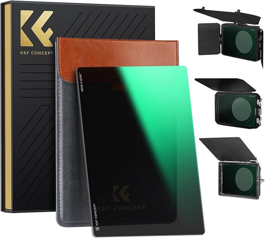 K&F CONCEPT 4'' x 5.65'' Square ND1.2 Filter Cinema Neutral Density Filter by KFCONCEPT