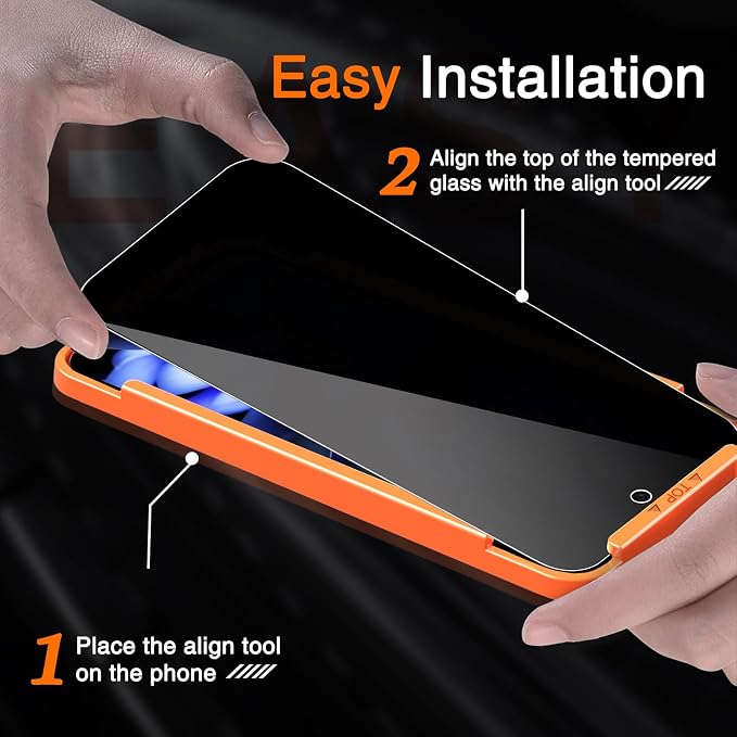 Milomdoi 3 Pack Privacy Screen Protector - Image 6