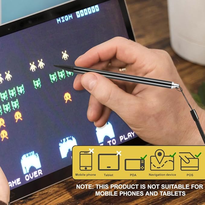 HOMSFOU 3pcs Touch Pen with Spring Rope Resistive Touch Screen Painting Pen - Image 8