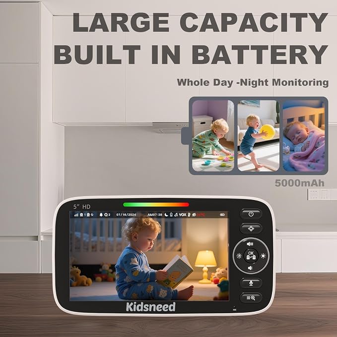 Kidsneed Baby Monitor with Camera and Audio - Image 6