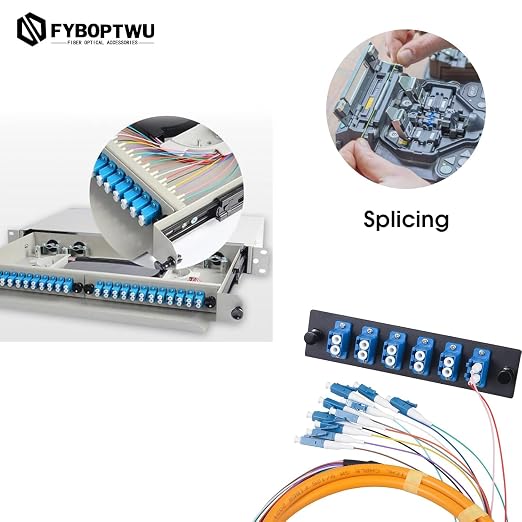 6 Strands LC UPC OS2 Singlemode Fiber Optic Pigtail 1.2m LC Single Mode Fiber - Image 3