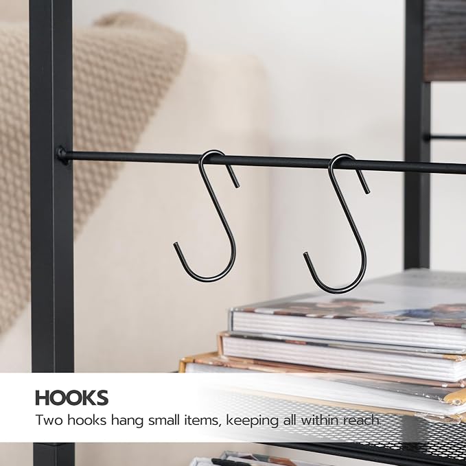 HOOBRO Industrial Printer Stand, 3-Tier Mobile Printer Table, Rolling Cart - Image 6