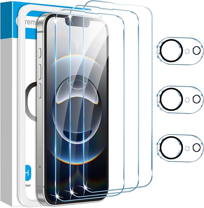 Fotbor otbor 3Pack iPhone 16e / 17e 6.1 inch Screen Protector by Fotbor