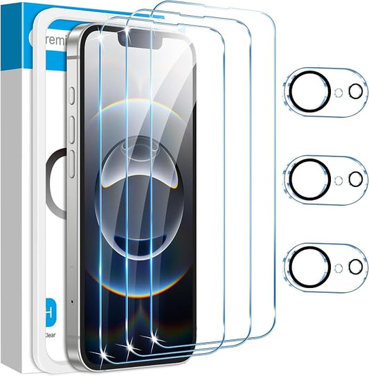 Fotbor otbor 3Pack iPhone 16e / 17e 6.1 inch Screen Protector by Fotbor
