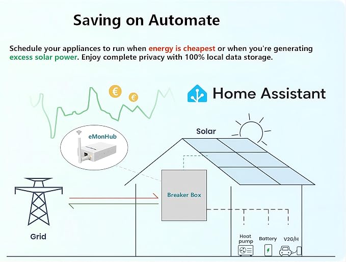 Home Energy Monitor for Home Assistant-Real Time Electricity Usage Monitor - Image 2