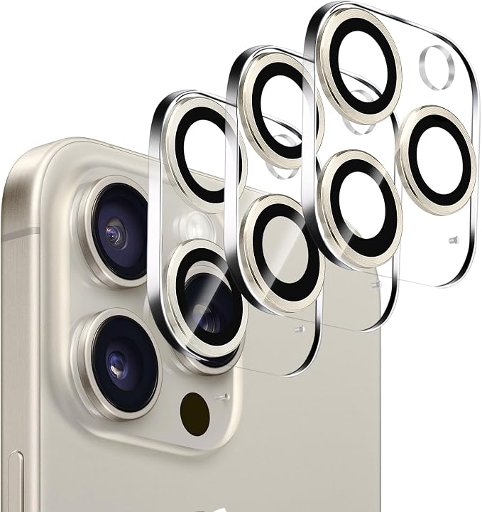 3 Pack Dengduoduo Tempered Glass Camera Lens Protector by Dengduoduo
