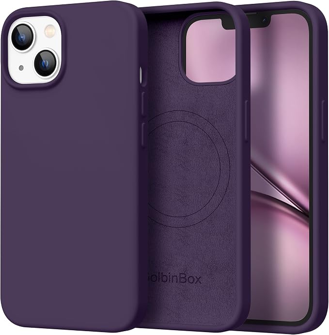 GolbinBox Magnetic for iPhone 13 Case & iPhone 14 Case, Compatible by GolbinBox