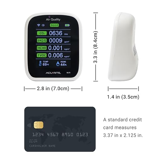 AcuRite Indoor Air Quality Monitor, Air Quality - Image 4