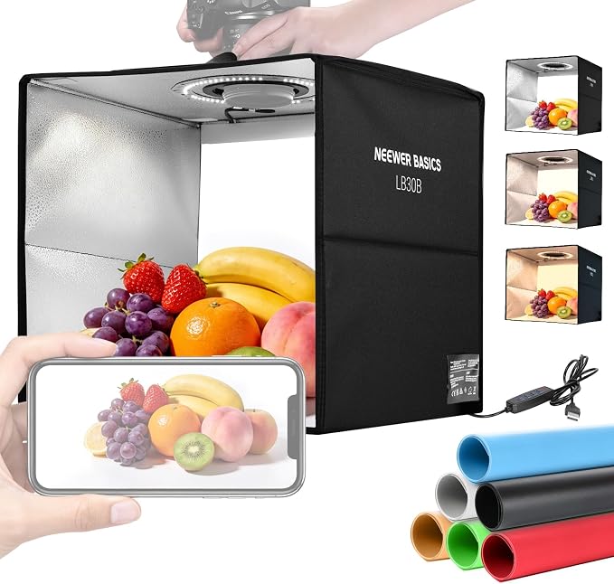 NEEWER Basics Bi Color Photo Studio Light Box, 120 LEDs CRI95+ Dimmable by Neewer